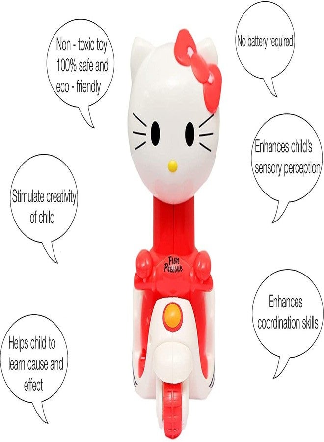 HDA GROUP Hello Kitty Pulback - Realistic Design Vehicle Toy for Kids 3+ Years for Indoor & Outdoor Play | Safe & Durable Toy, Improves Imaginative Play, Hand Eye Coordination (Multicolor) - Image 5